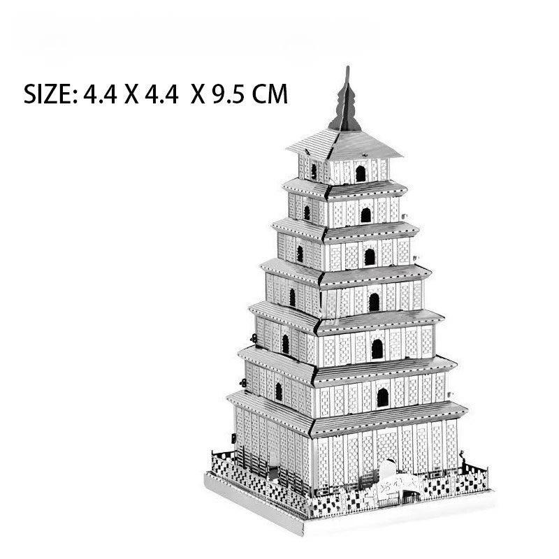  3D Metal Puzzle | Yue Yang Tower | Toylandeu™ 