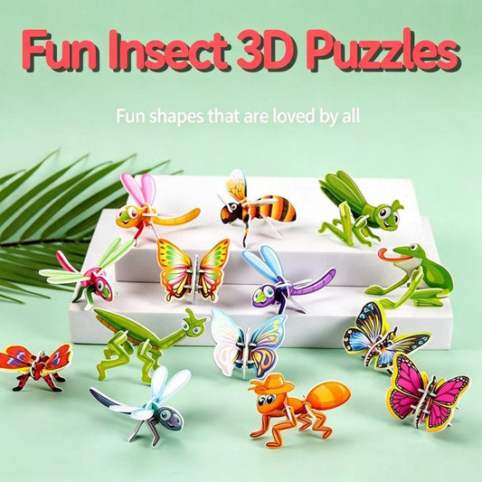  3D Mini Dinosaur Puzzle | 30 Pieces | Toylandeu™ 