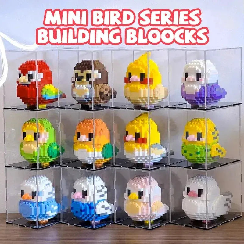 3D Parrot Building Blocks Set For Kids Table Decor - ToylandEU