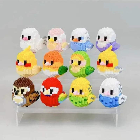 3D Parrot Building Blocks Set For Kids Table Decor - ToylandEU