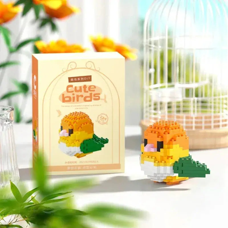 3D Parrot Building Blocks Set For Kids Table Decor - ToylandEU
