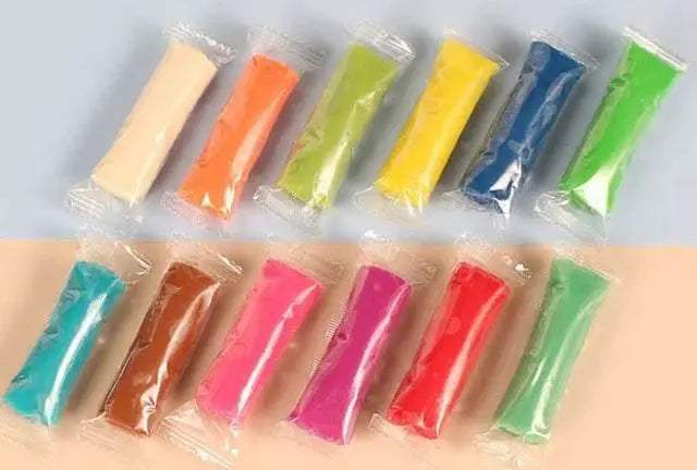  3D Plasticine Modeling Clay Noodle Maker Kit with 12 Colors - Creative  -  ToylandEU™