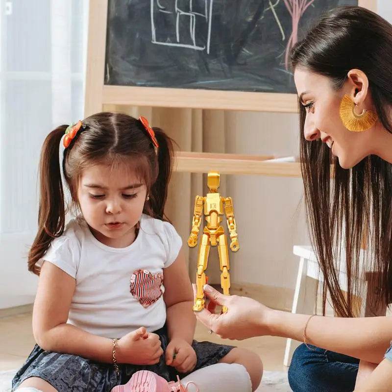 3D Printed Action Figure Full Body Mechanical Multi-Jointed Toy - ToylandEU