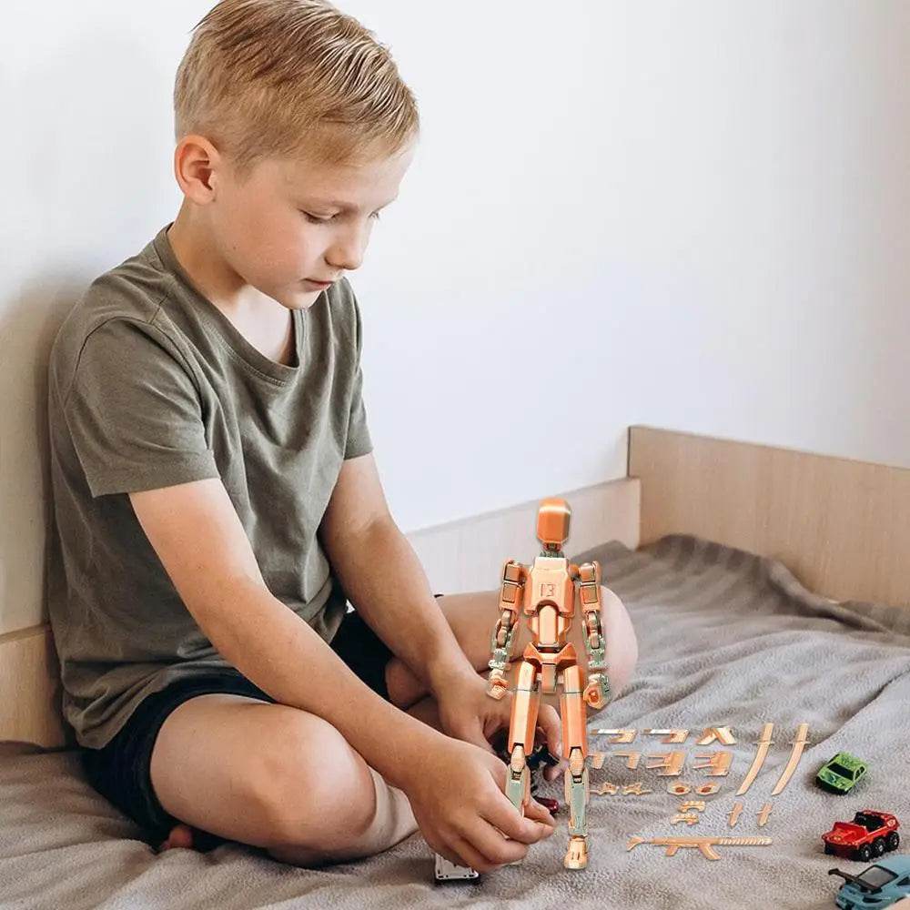 3D Printed Action Figure Full Body Mechanical Multi-Jointed Toy - ToylandEU
