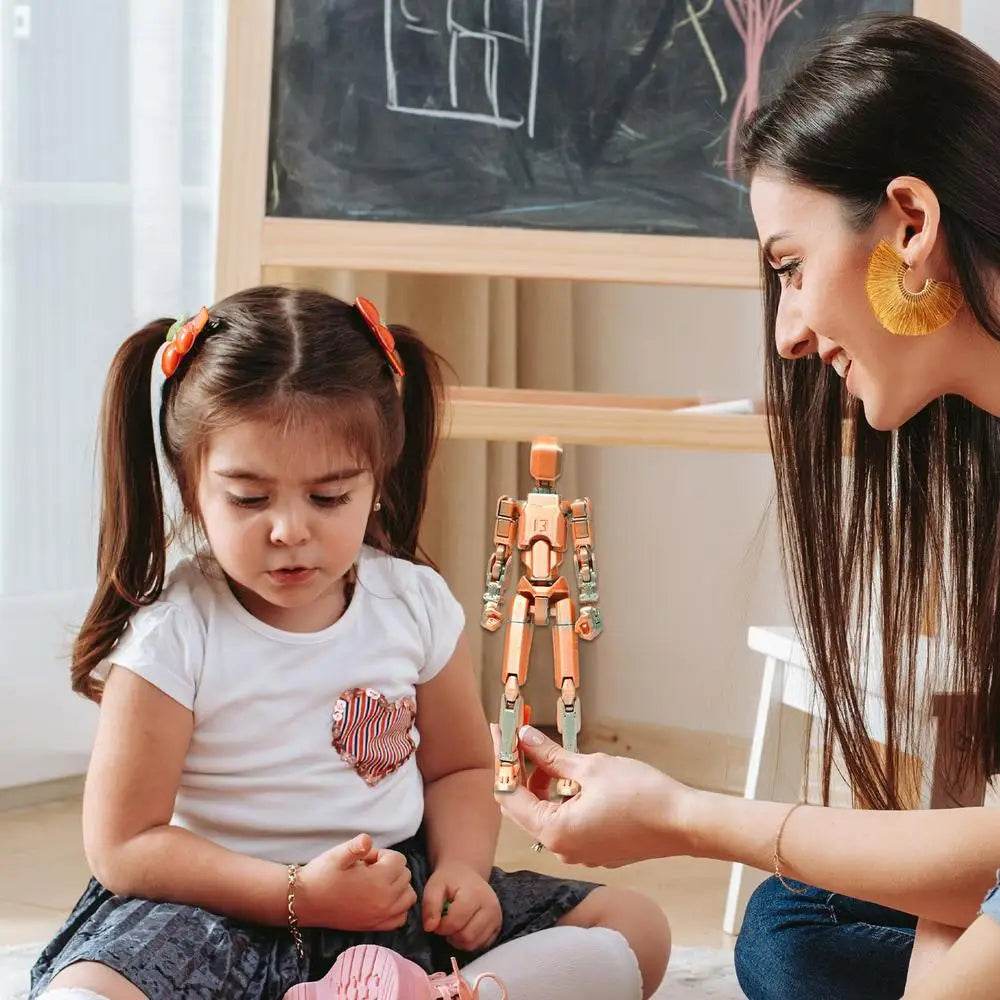 3D Printed Action Figure Full Body Mechanical Multi-Jointed Toy - ToylandEU