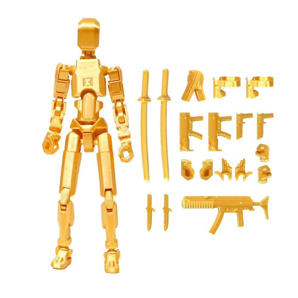 3D Printed Action Figure Full Body Mechanical Multi-Jointed Toy - ToylandEU