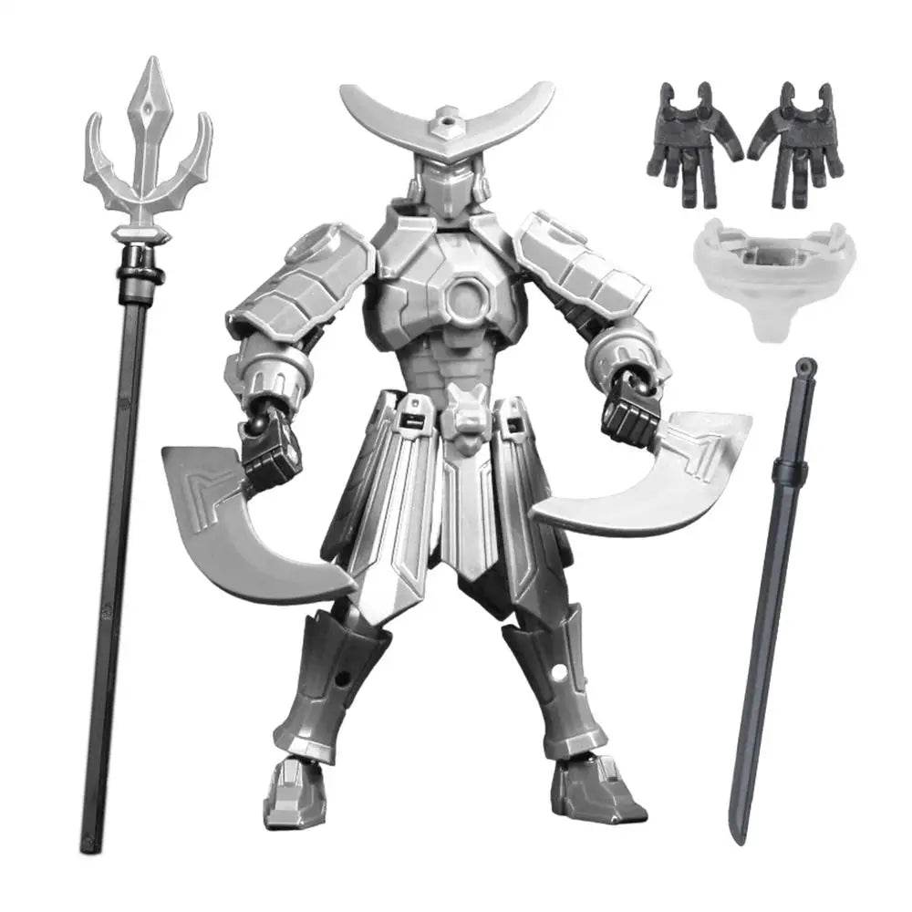 3D Printed Action Figure Full Body Mechanical Multi-Jointed Toy - ToylandEU