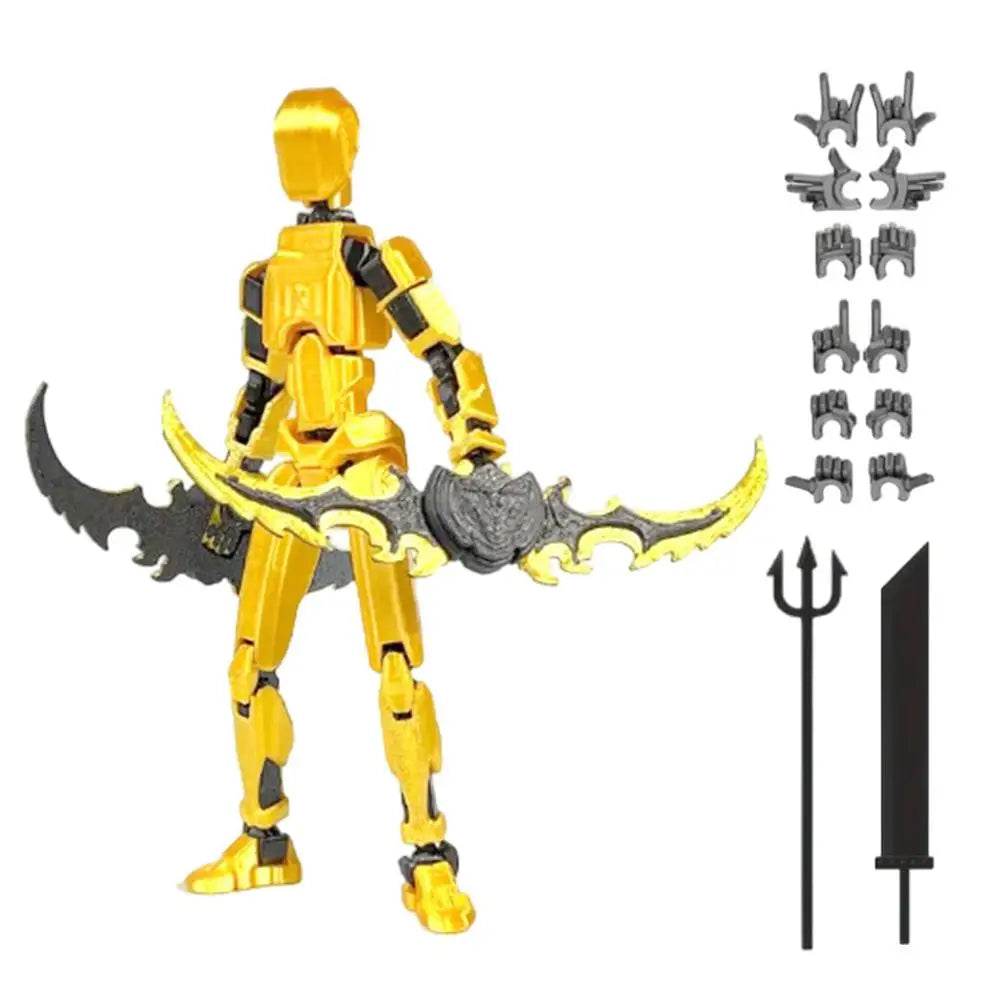 3D Printed Action Figure Full Body Mechanical Multi-Jointed Toy - ToylandEU