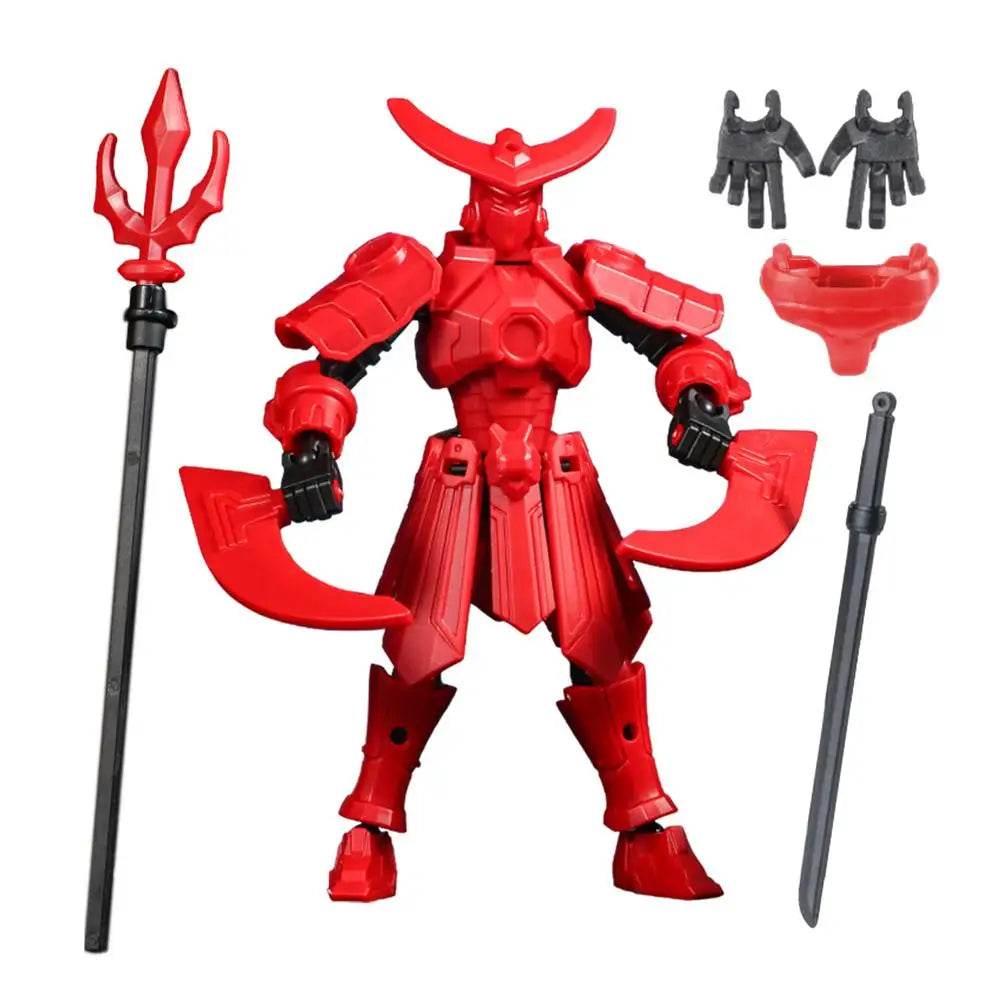 3D Printed Action Figure Full Body Mechanical Multi-Jointed Toy - ToylandEU