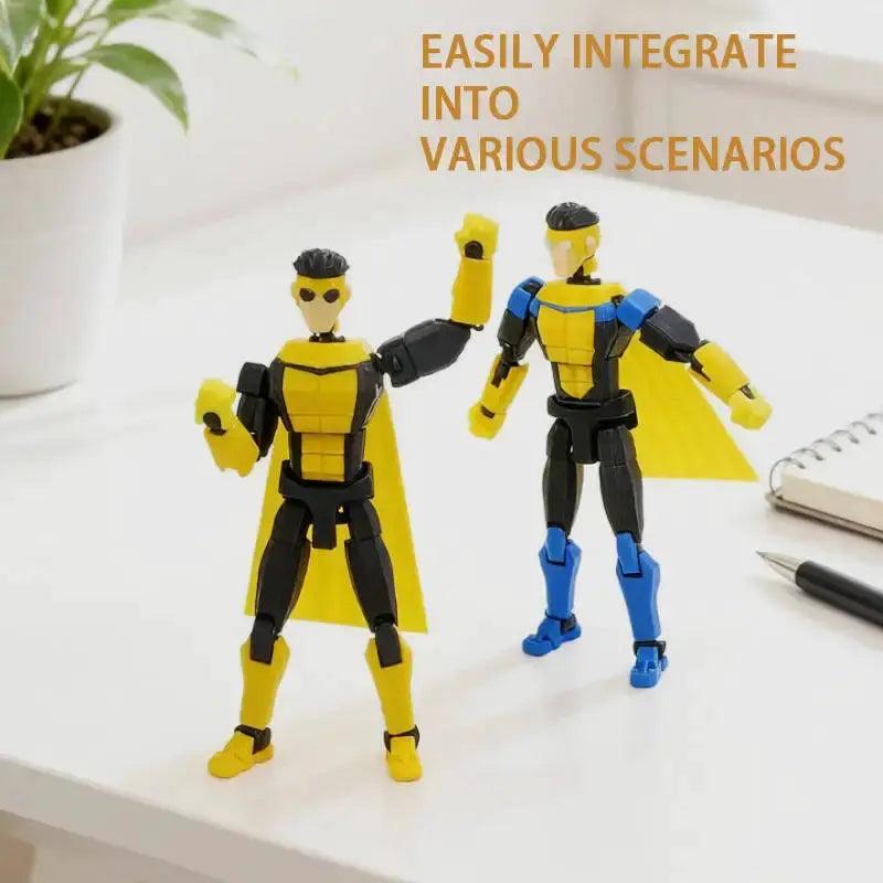  3D Printed Action Figure Movable Blue Invincible T13 -  ToylandEU™