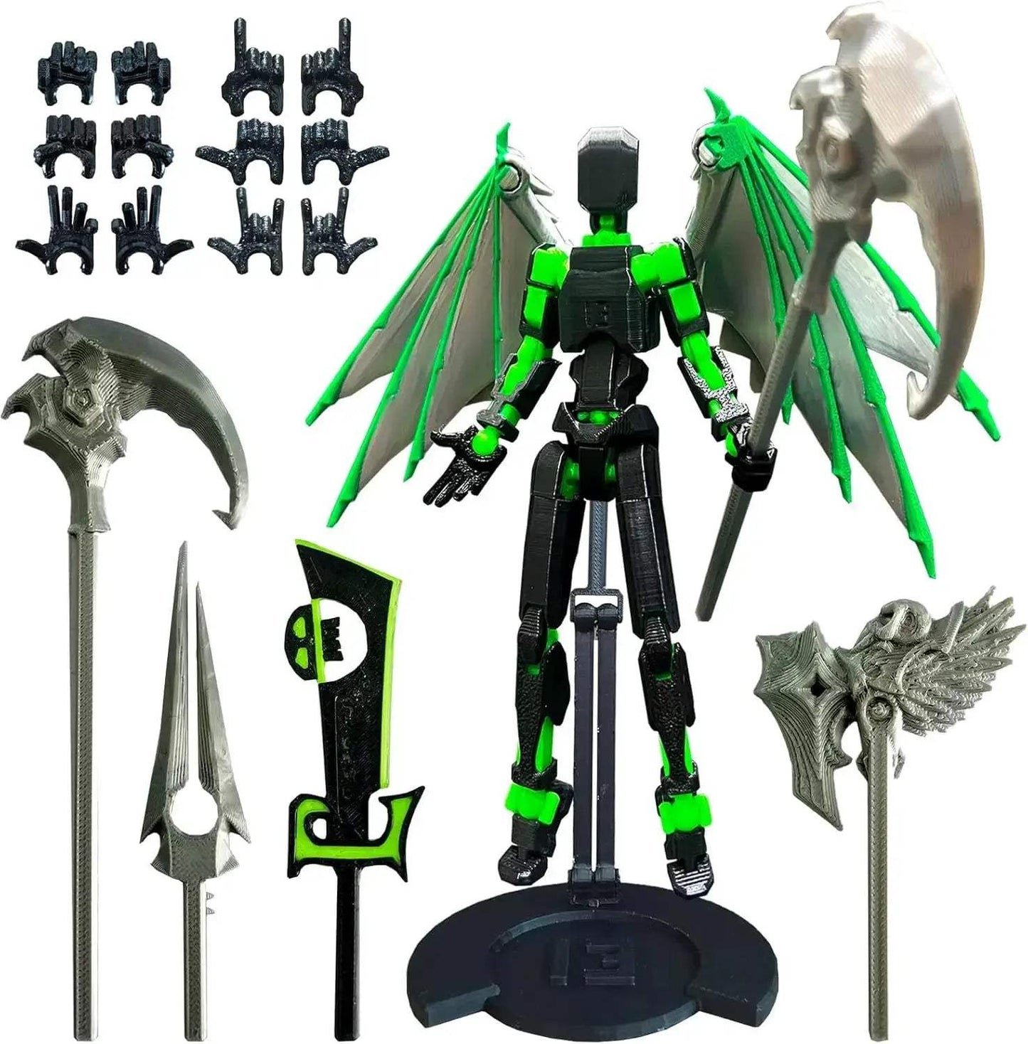 3D Printed Action Figure With Movable Joints Titan 13 - ToylandEU