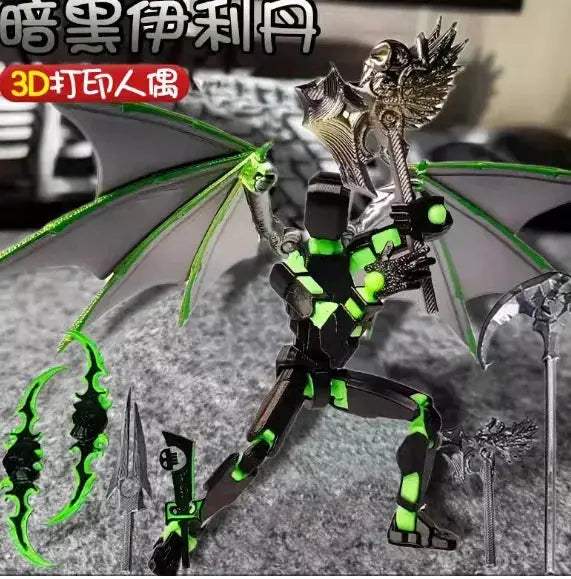 3D Printed Action Figure With Movable Joints Titan 13 - ToylandEU