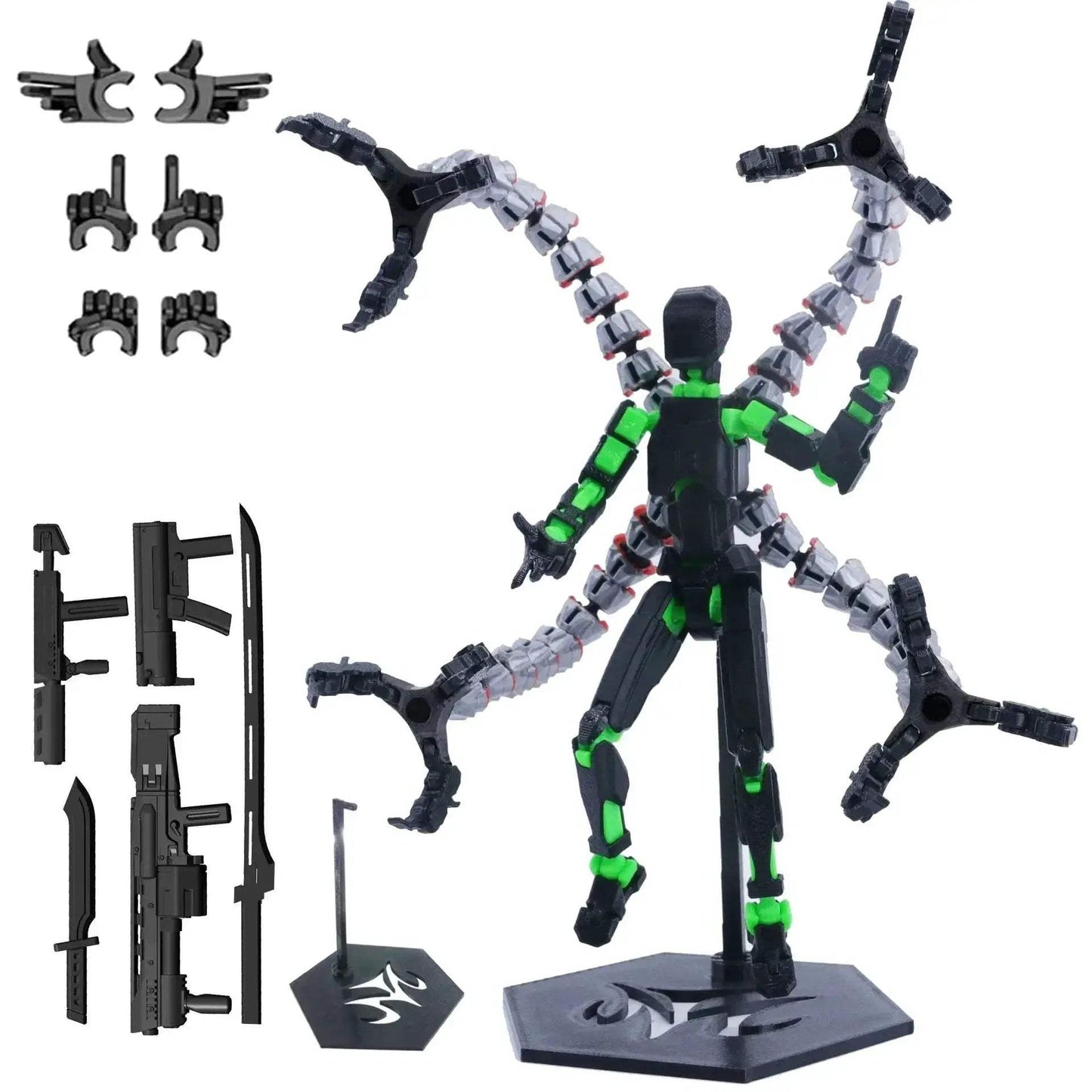 3D Printed Action Figure With Movable Joints Titan 13 - ToylandEU