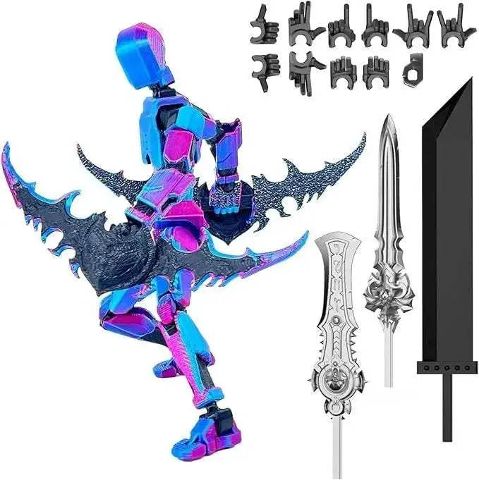 3D Printed Action Figure With Movable Joints Titan 13 - ToylandEU