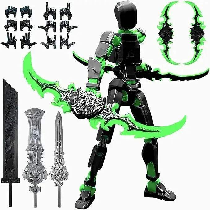 3D Printed Action Figure With Movable Joints Titan 13 - ToylandEU