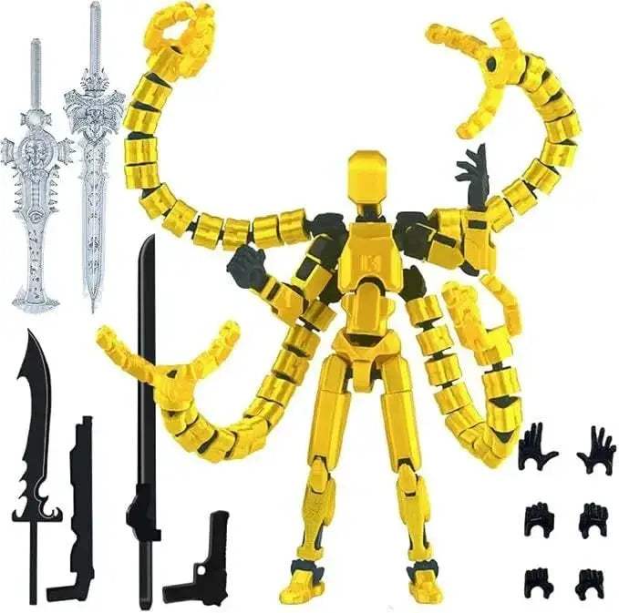3D Printed Action Figure With Movable Joints Titan 13 - ToylandEU