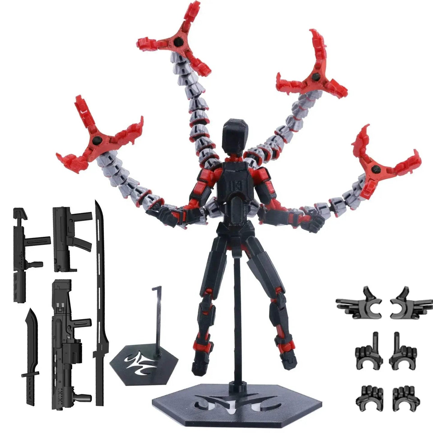 3D Printed Action Figure With Movable Joints Titan 13 - ToylandEU