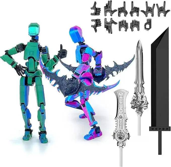 3D Printed Action Figure With Movable Joints Titan 13 - ToylandEU