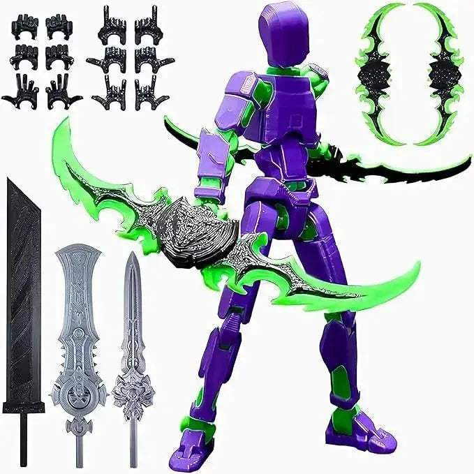 3D Printed Action Figure With Movable Joints Titan 13 - ToylandEU