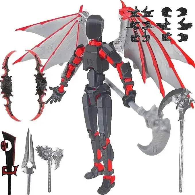 3D Printed Action Figure With Movable Joints Titan 13 - ToylandEU