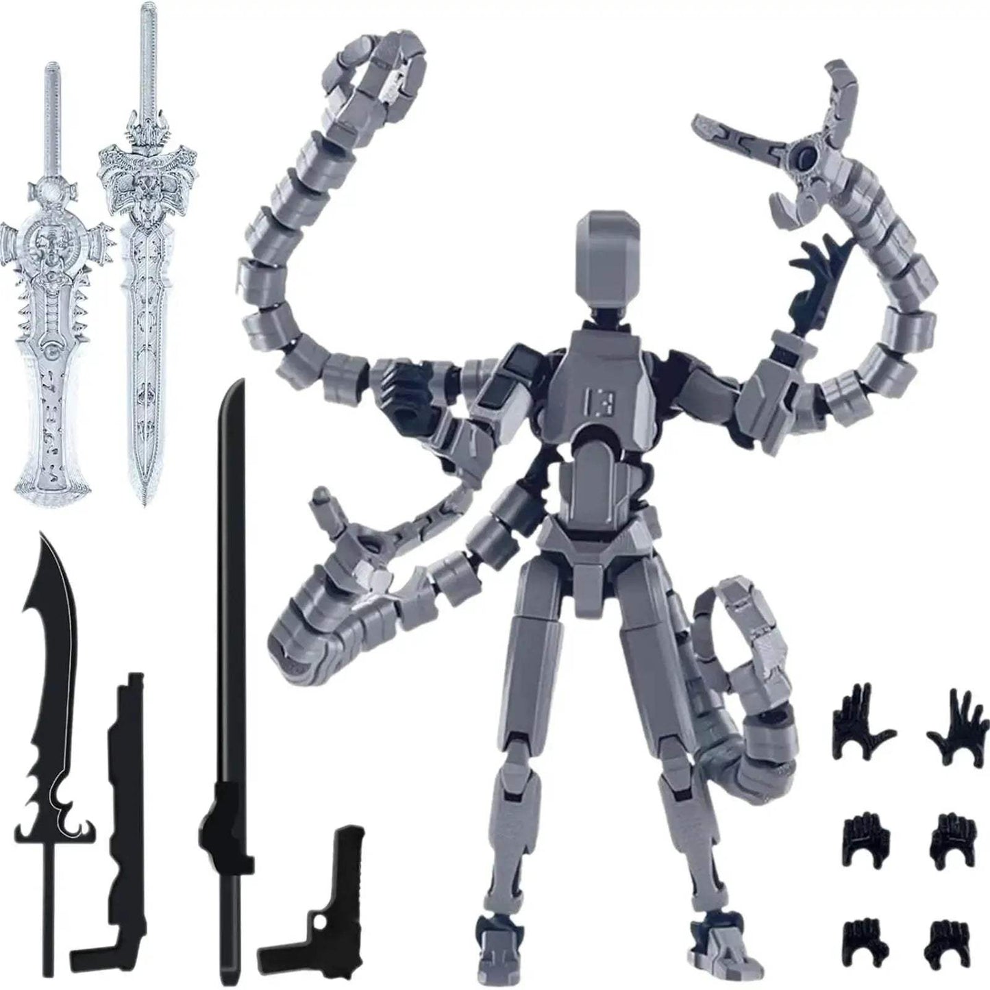 3D Printed Action Figure With Movable Joints Titan 13 - ToylandEU