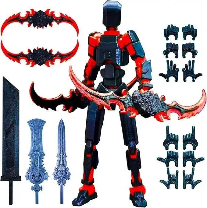 3D Printed Action Figure With Movable Joints Titan 13 - ToylandEU