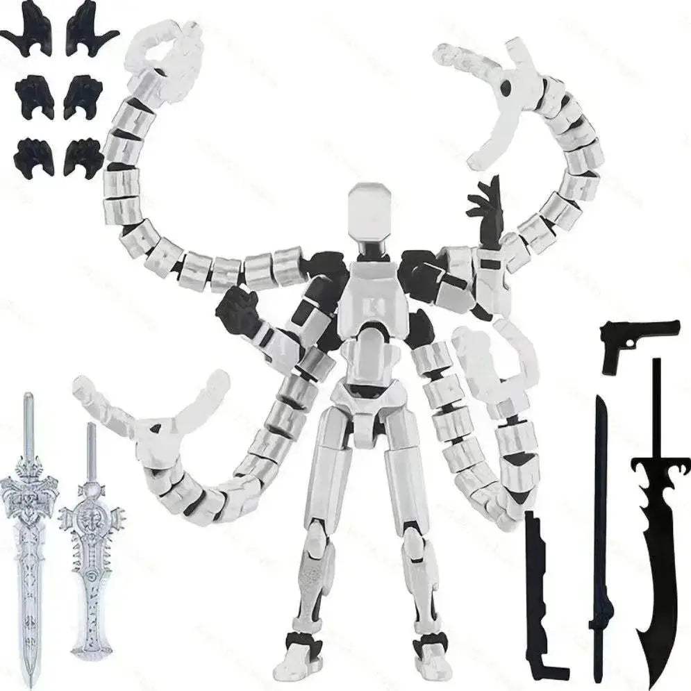 3D Printed Action Figure With Movable Joints Titan 13 - ToylandEU