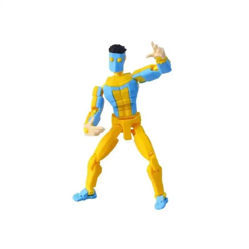 3D Printed Blue Masked Invincible T13 Movable Action Figure - ToylandEU