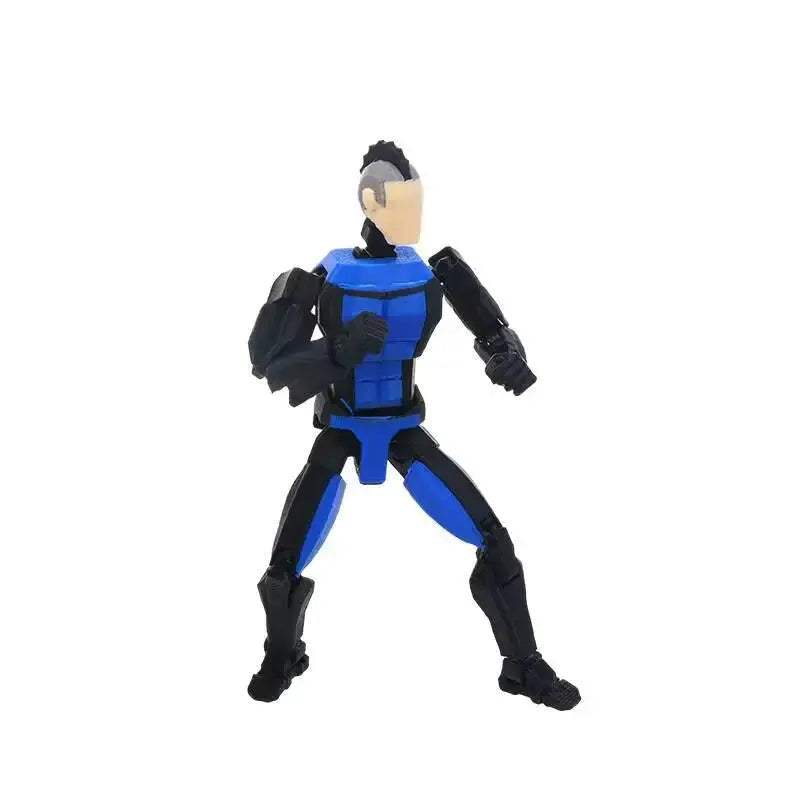 3D Printed Blue Masked Invincible T13 Movable Action Figure - ToylandEU