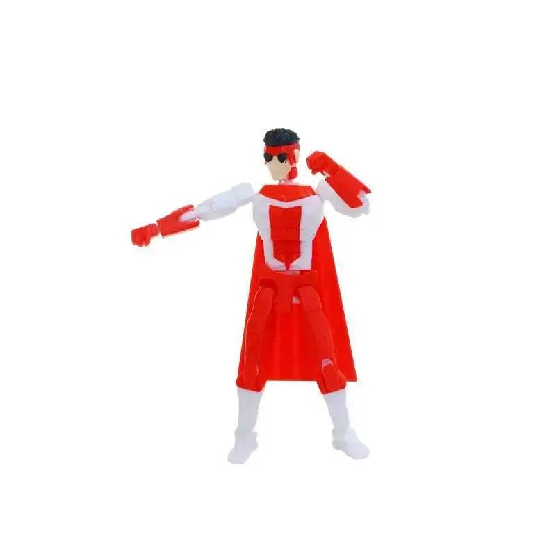 3D Printed Blue Masked Invincible T13 Movable Action Figure - ToylandEU