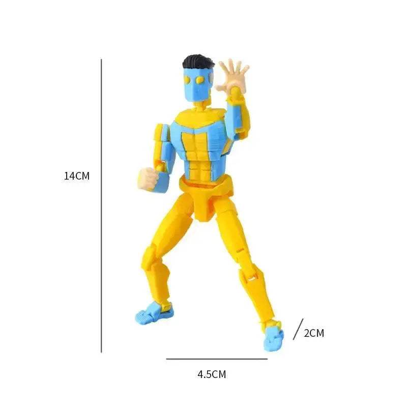 3D Printed Blue Masked Invincible T13 Movable Action Figure - ToylandEU
