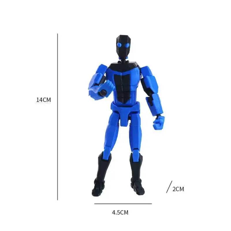 3D Printed Blue Masked Invincible T13 Movable Action Figure - ToylandEU