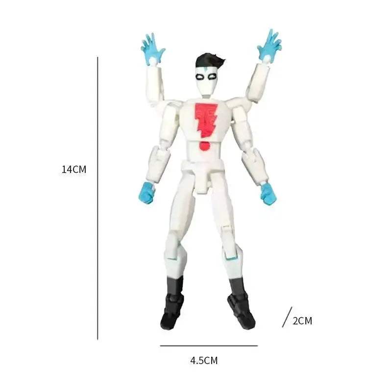 3D Printed Blue Masked Invincible T13 Movable Action Figure - ToylandEU