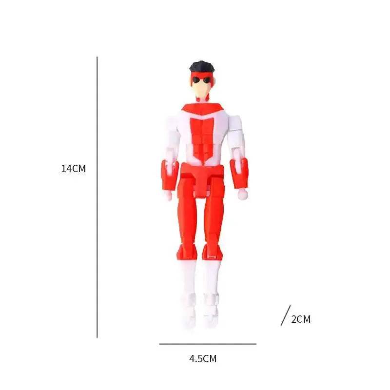 3D Printed Blue Masked Invincible T13 Movable Action Figure - ToylandEU