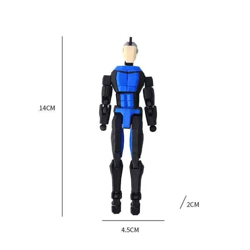 3D Printed Blue Masked Invincible T13 Movable Action Figure - ToylandEU