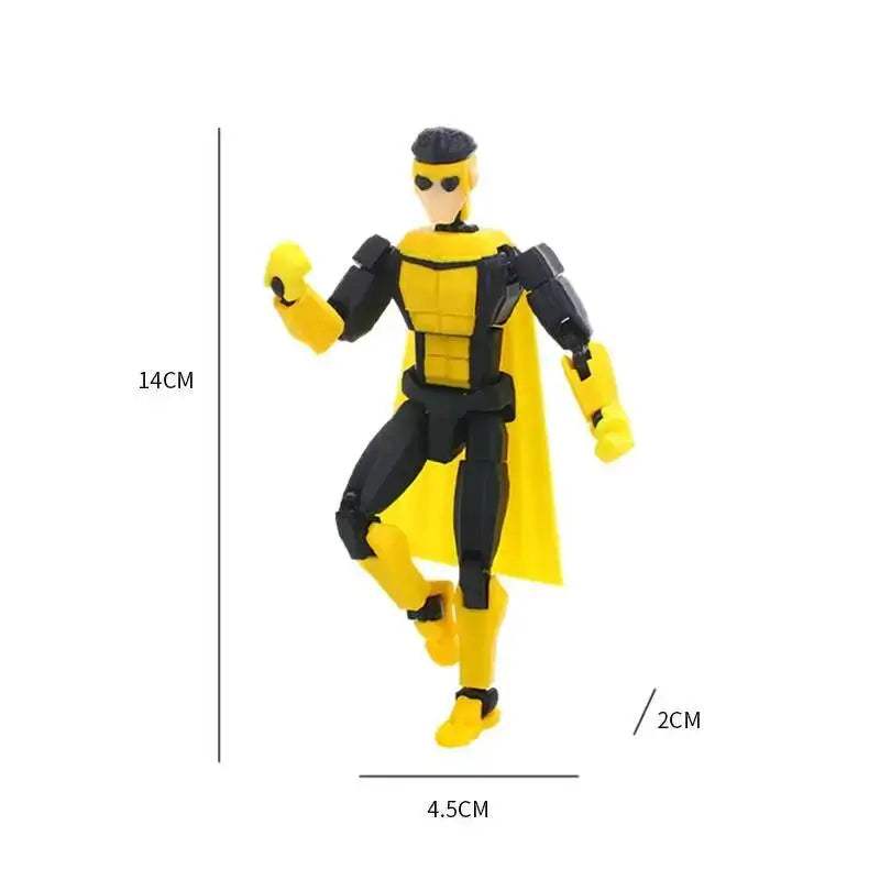 3D Printed Blue Masked Invincible T13 Movable Action Figure - ToylandEU