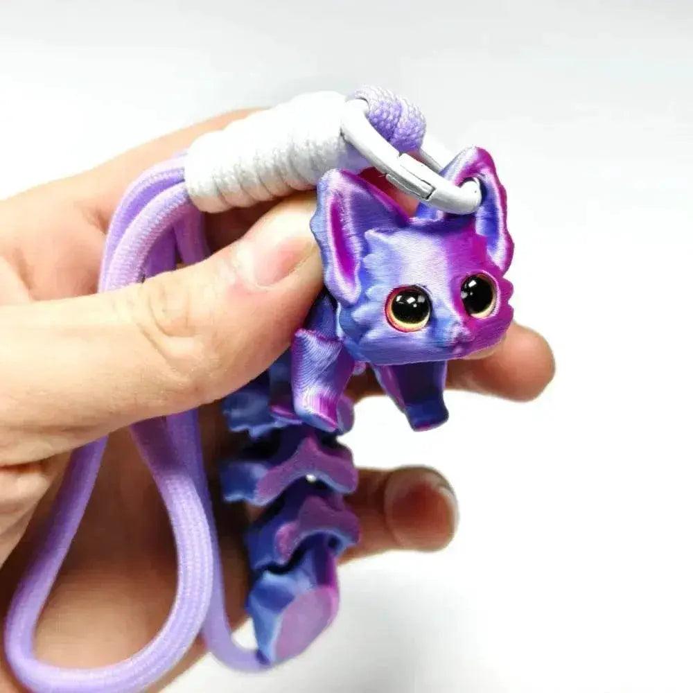  3D Printed Cute Fox Ornament Model with Movable Joints -  ToylandEU™
