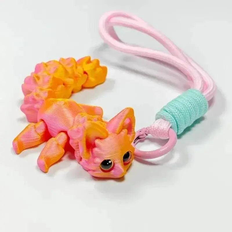  3D Printed Cute Fox Ornament Model with Movable Joints -  ToylandEU™