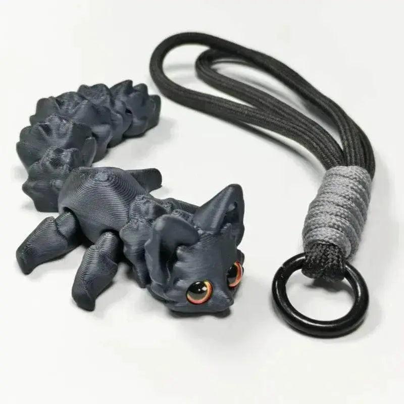  3D Printed Cute Fox Ornament Model with Movable Joints -  ToylandEU™