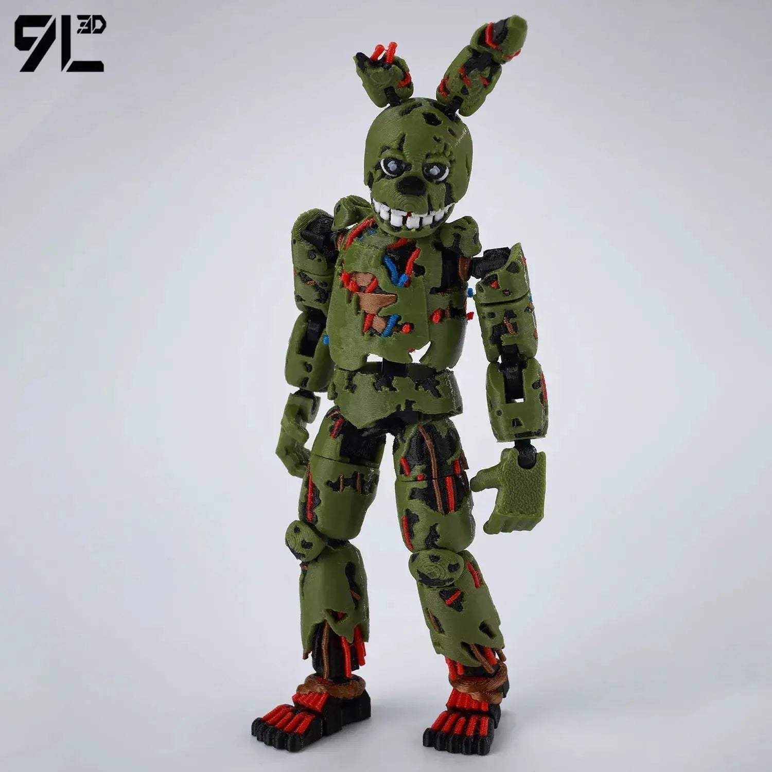 3D Printed FNAF Springtrap Action Figure Collectible - ToylandEU
