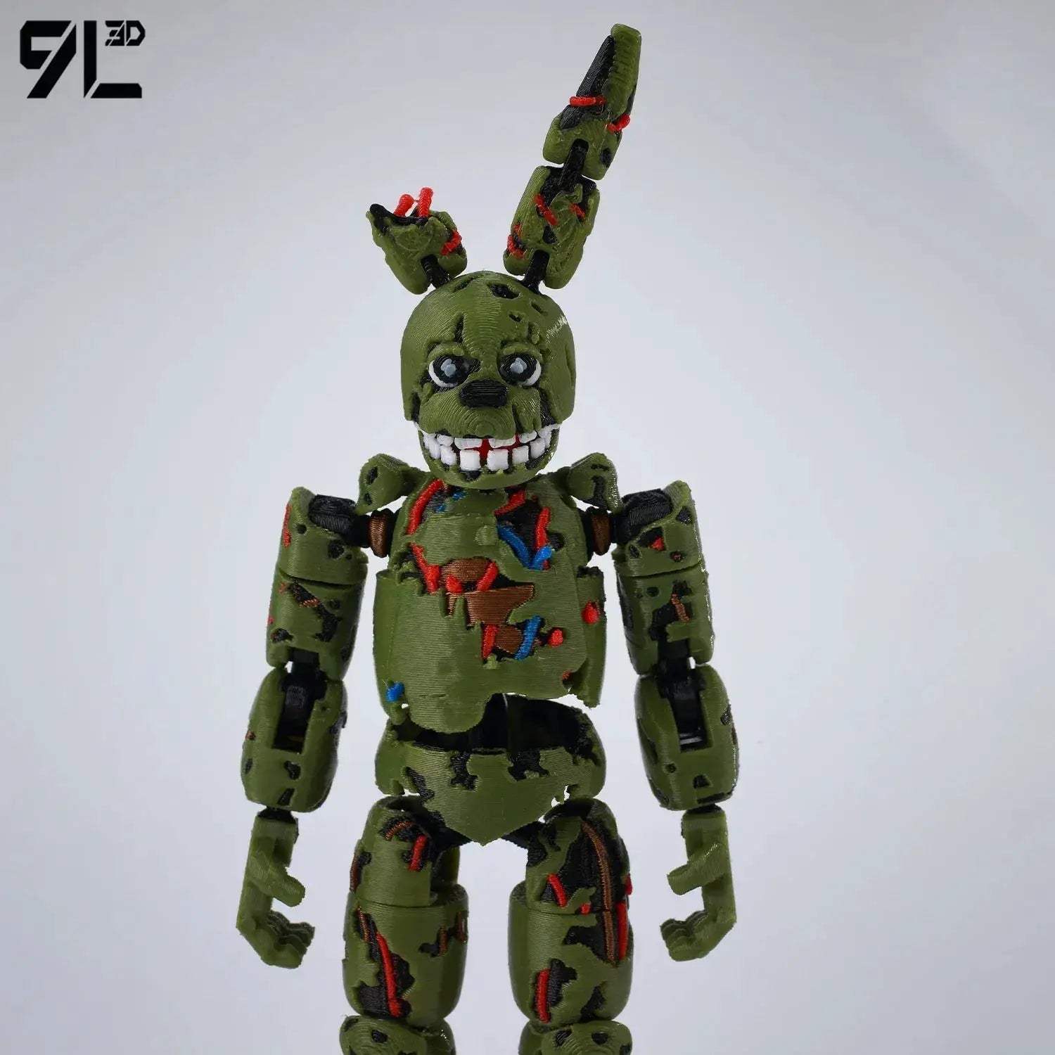 3D Printed FNAF Springtrap Action Figure Collectible - ToylandEU