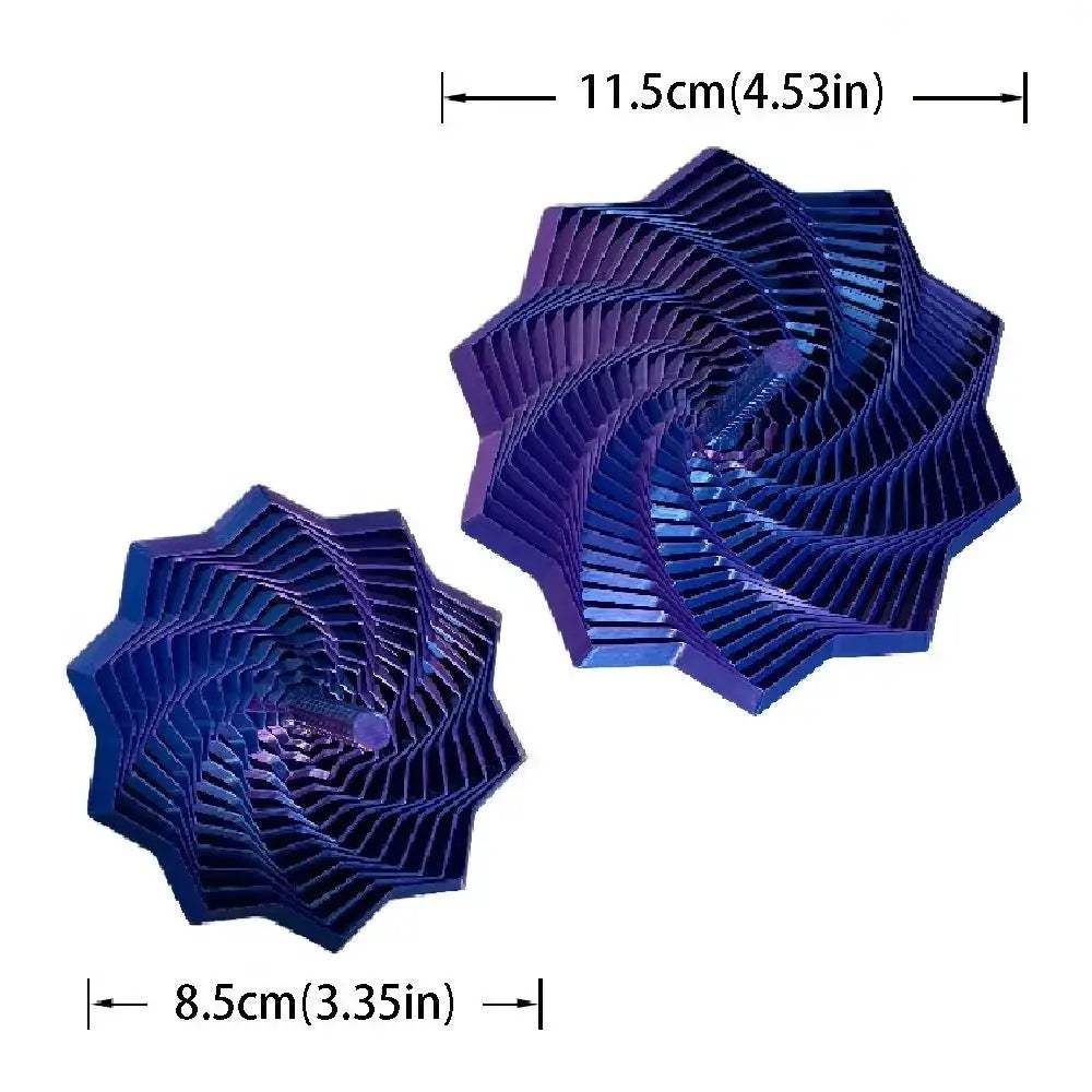 3D Printed Fractal Fidget Star Toy For Calming Relaxation - ToylandEU