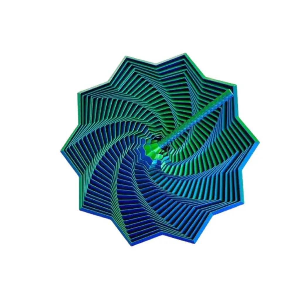 3D Printed Fractal Fidget Star Toy For Calming Relaxation - ToylandEU