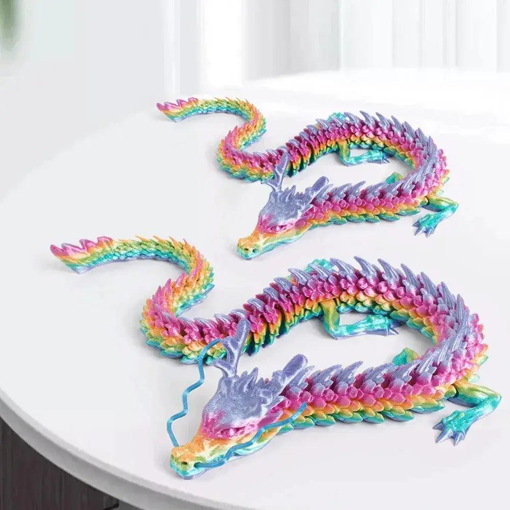  3D Printed Fully Articulated Dragon Ornament For Desk -  ToylandEU™