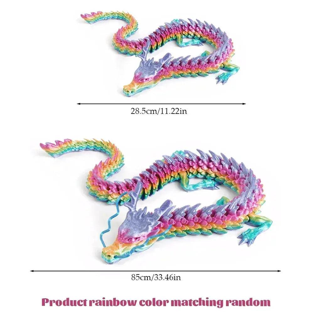  3D Printed Fully Articulated Dragon Ornament For Desk -  ToylandEU™