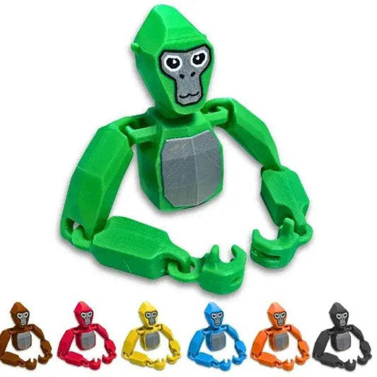  3D Printed Gorilla Monkey Figurines Cute Desktop Decor -  ToylandEU™