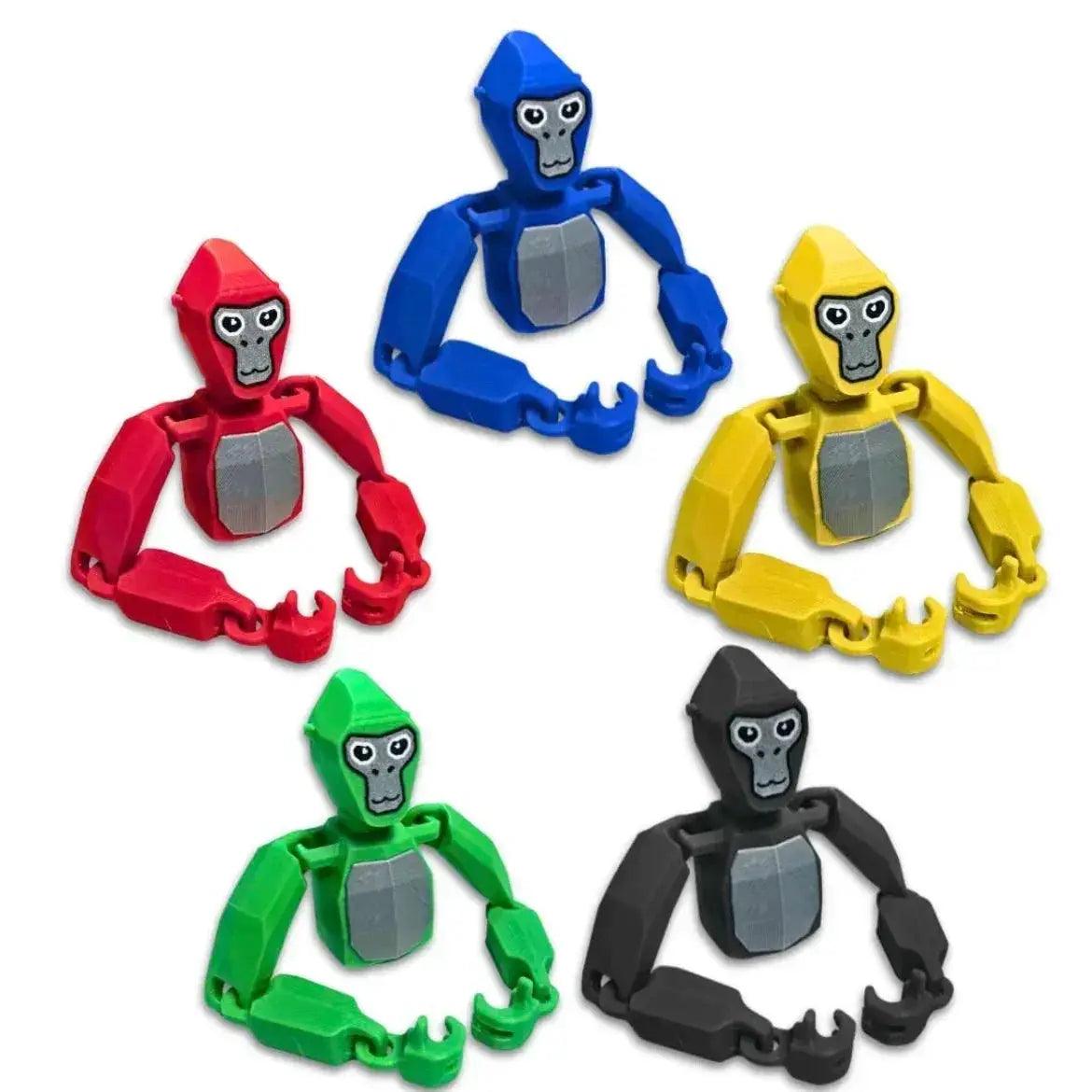  3D Printed Gorilla Monkey Figurines Cute Desktop Decor -  ToylandEU™