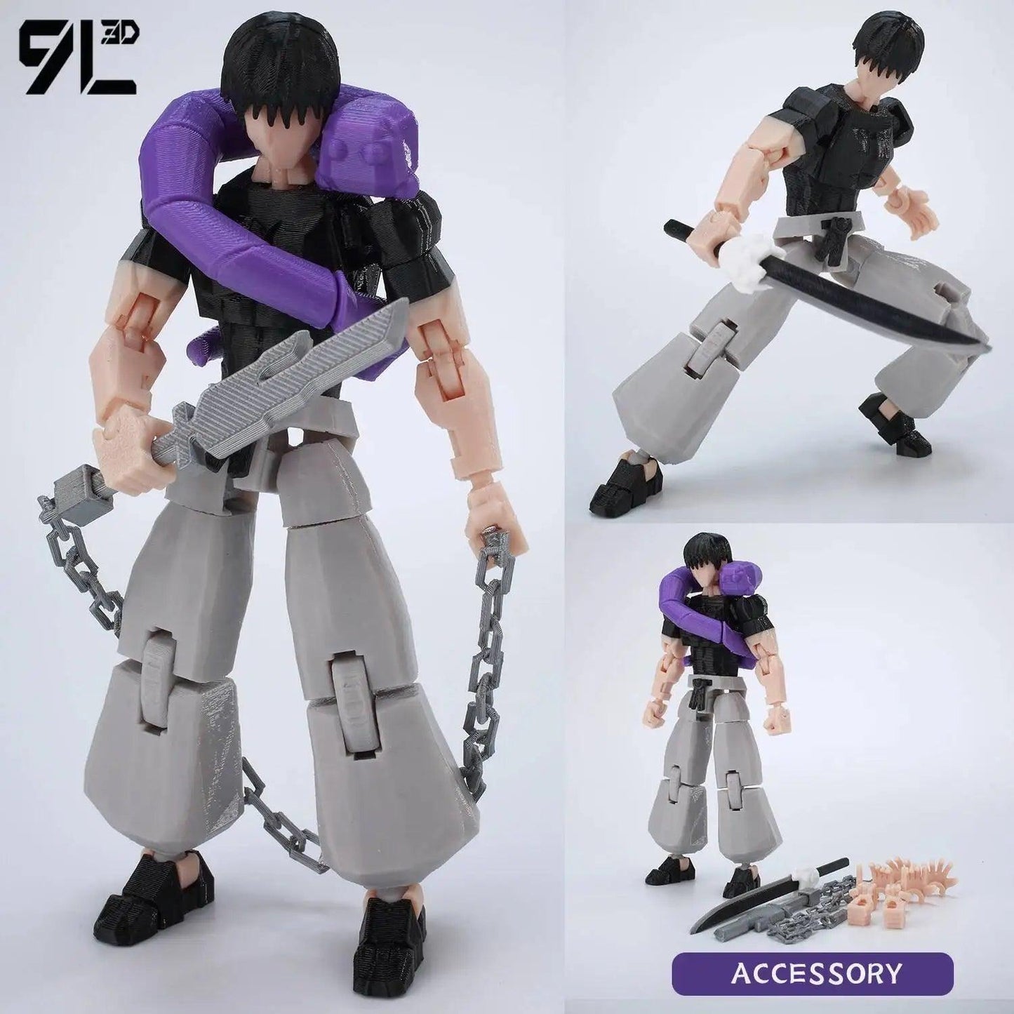  3D Printed Jujutsu Kaisen Action Figures Shapeshift -  ToylandEU™