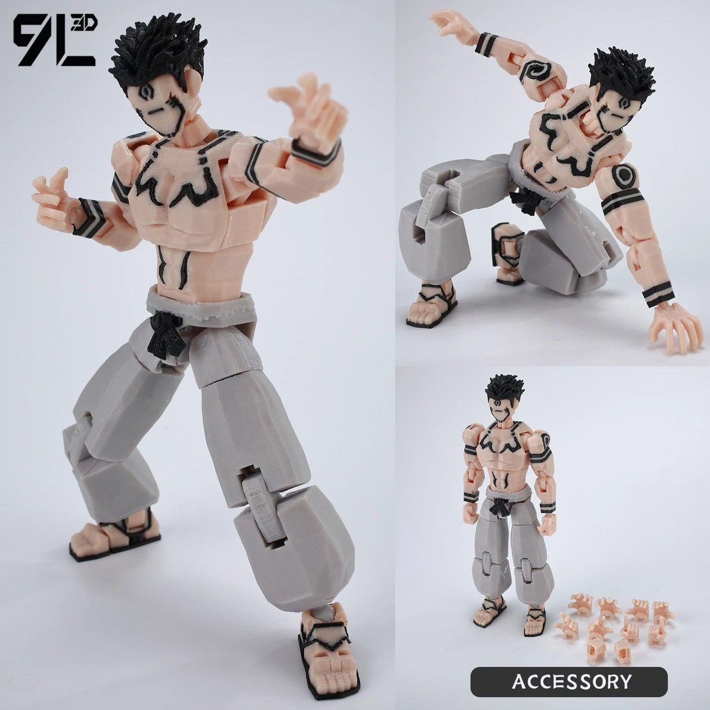  3D Printed Jujutsu Kaisen Action Figures Shapeshift -  ToylandEU™