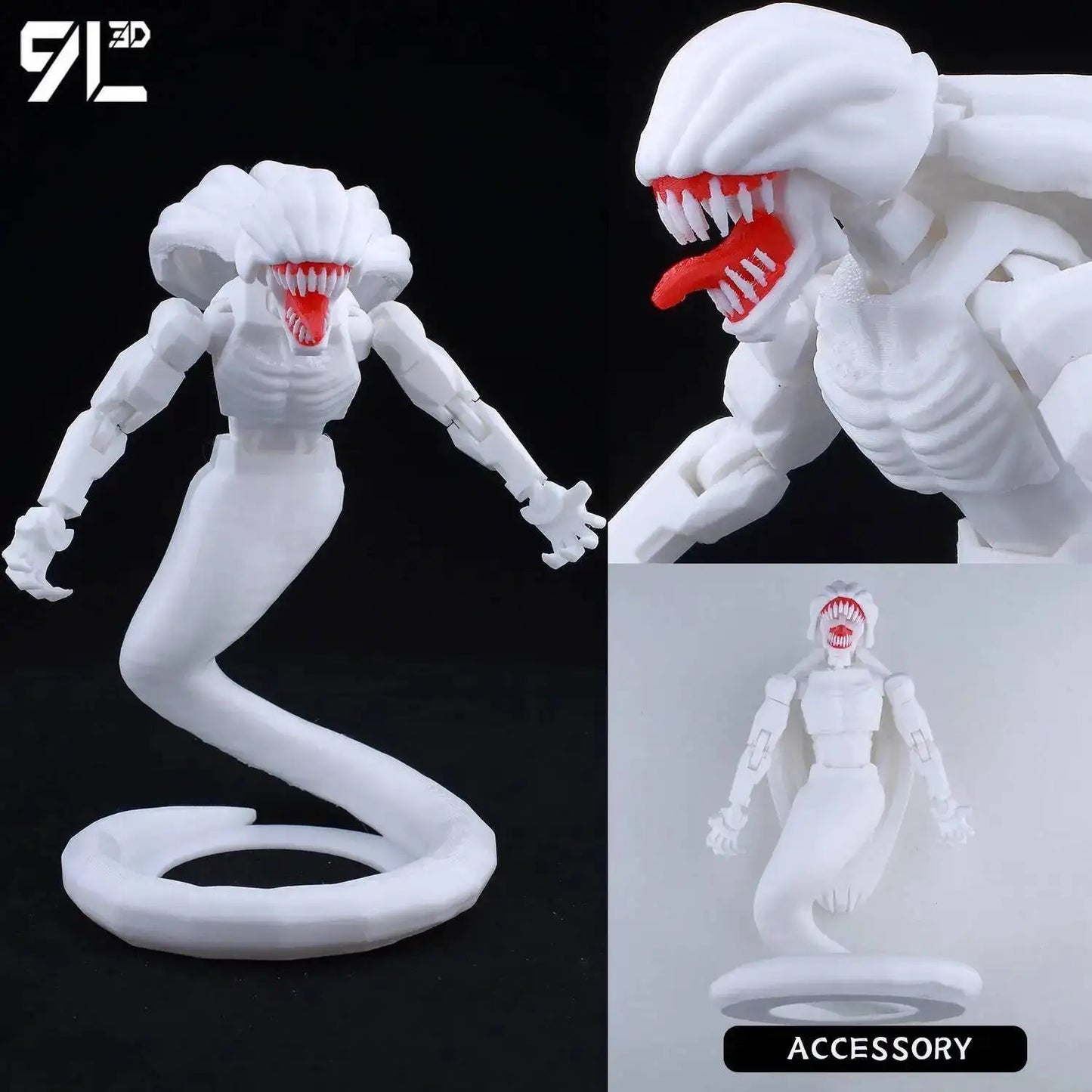 3D Printed Jujutsu Kaisen Action Figures Set With Movable Shapeshift